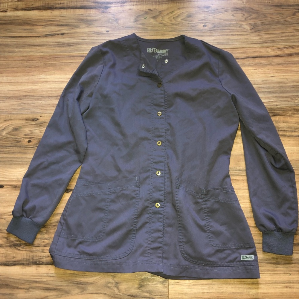 Greys anatomy grey scrub jacket